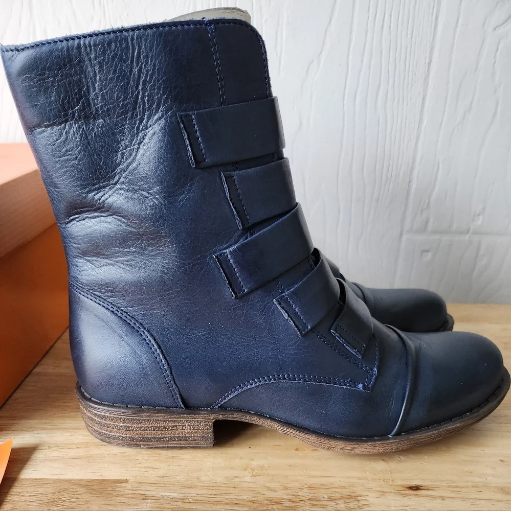 Miz Mooz Navy Limelight Boots - Size 8M - Picture 4 of 12